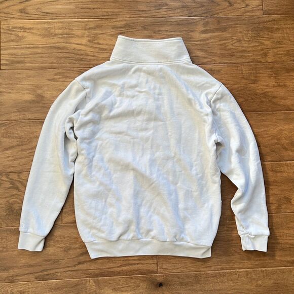 PINK Victoria's Secret Quarter Zip Sweatshirt Size XS White - Picture 2 of 8